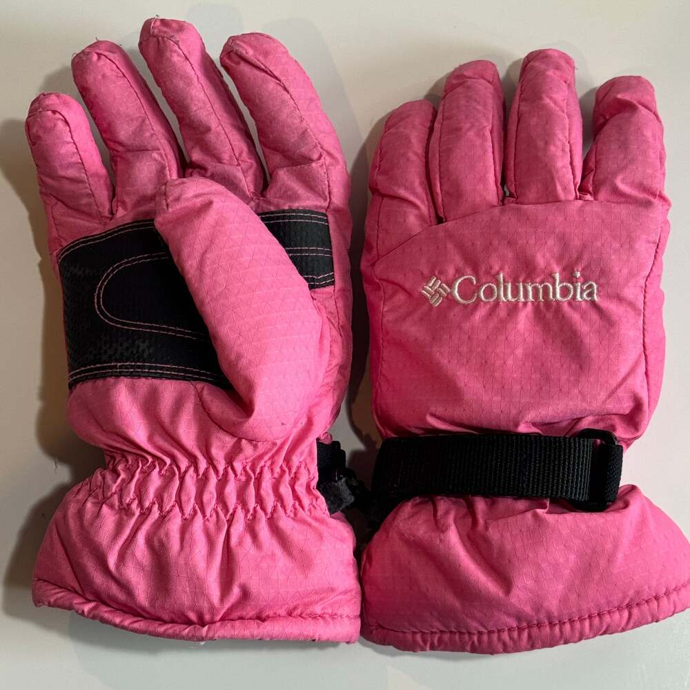 Columbia Girls Whirlibird III Gloves Hot Pink Youth Large